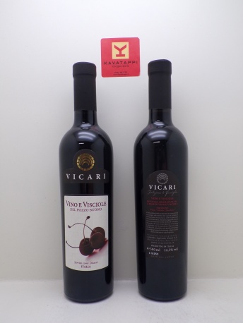 VICARI *VINO E VISCIOLE DEL POZZO BUONO* bevanda aromatizzata a base di vino e visciole