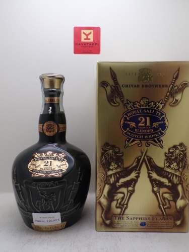 CHIVAS BROTHERS *WHISKY ROYAL SALUTE* blended scotch whisky 40° (bottiglia in porcellana astucciato)