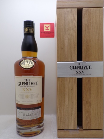 THE GLENLIVET *WHISKY XXV* single malt 43° (cassa legno lusso)