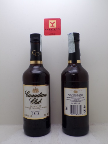 CANADIAN CLUB *WHISKY BLENDED* 40°
