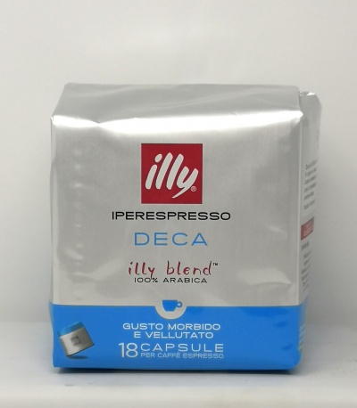 ILLY *CAFFE DECA IPERESPRESSO* sacchetto da 18 capsule decaffeinato
