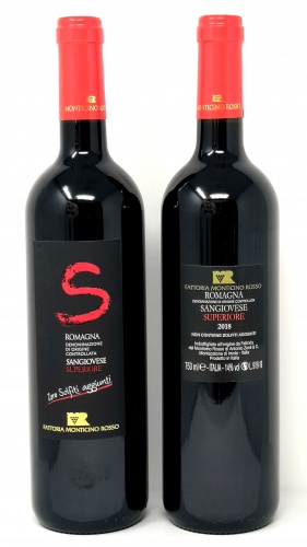 FATTORIA MONTICINO ROSSO *S* romagna doc sangiovese superiore senza solfiti aggiunti