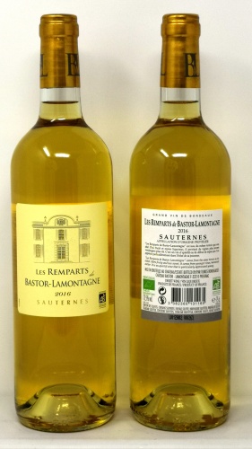 LES REMPARTS DE BASTOR LAMONTAGNE *SAUTERNES* sauternes aop