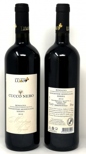 LUVA *CUCCO NERO* romagna doc sangiovese modigliana riserva