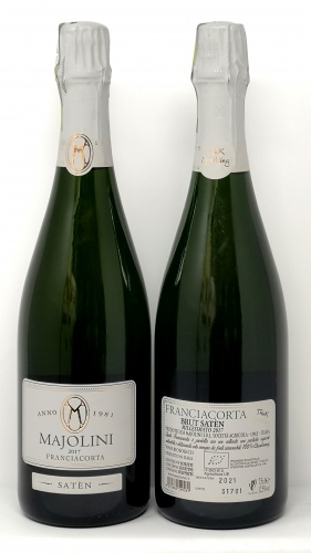 MAJOLINI *SATEN* franciacorta docg brut saten millesimato biologico