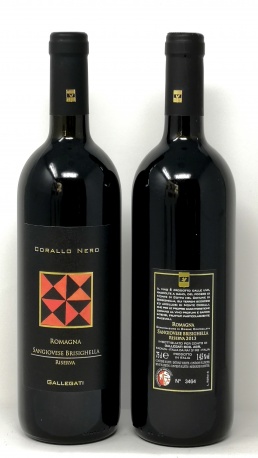 GALLEGATI *CORALLO NERO* romagna doc sangiovese brisighella riserva