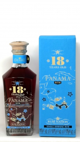 RUM NATION *RUM PANAMA 18Y* 40° (decanter astucciato)