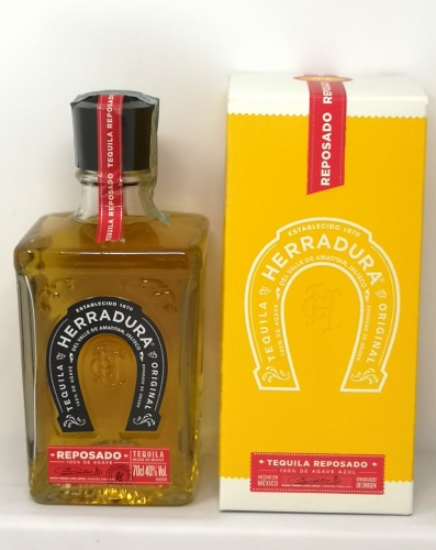 HERRADURA *TEQUILA REPOSADO* 40° da agave di Jalisco (astuccita)