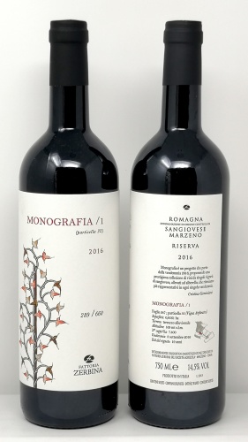 FATTORIA ZERBINA *MONOGRAFIA/1* romagna doc sangiovese marzeno riserva