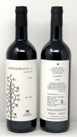 FATTORIA ZERBINA *MONOGRAFIA/1* romagna doc sangiovese marzeno riserva