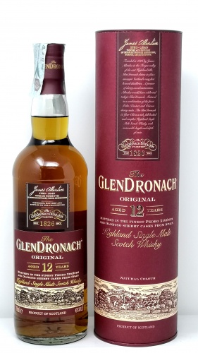 THE GLENDRONACH DISTILLERY *WHISKY ORIGINAL* higland single malt scotch whisky 43° (astucciato)