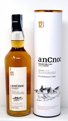 ANCNOC *WHISKY 12Y* highlland single malt scotch whisk 40° (astucciato)