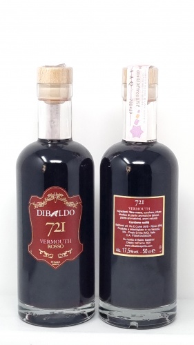 DIBALDO *VERMOUTH ROSSO 721* vino rosso aromatizzato 17,5°