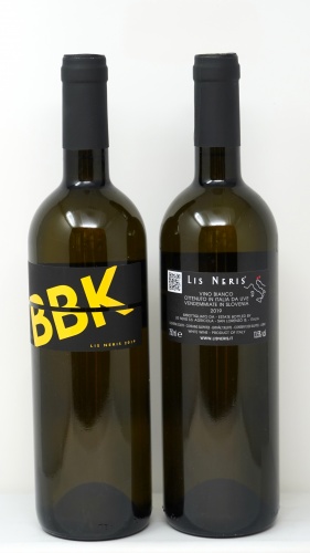 LIS NERIS *BBK* vino bianco ottenuto in italia da uve vendemmiate in slovenia ribolla gialla