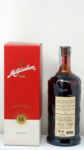 MATUSALEM *RUM GRAN RESERVA* 40° (astucciato)