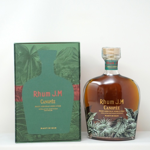 J.M *RUM CANOPEE* rum agricole hors d´age (decanter astucciato)